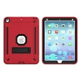thumbnail image 3 of iPad Pro 9.7 Case with Soft Screen Protector, Dteck Heavy Duty Shockproof Three Layer Plastic and Silicone Protective Cover with Kickstand For Apple iPad Pro 9.7 inch (A1673/A1674/A1675), Red/Black, 3 of 6