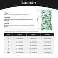 thumbnail image 4 of Uemuo Cute Dinosaur Blue Green Pattern Workout Tank Tops for Women Breathable Moisture-wicking tank top Sleeveless Running Loose Fit Yoga Tops Active Shirts Sports Gym Exercise, 4 of 9