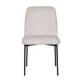 thumbnail image 2 of New Classic Furniture Erik Metal and Fabric Side Chair in Beige (Set of 2), 2 of 6