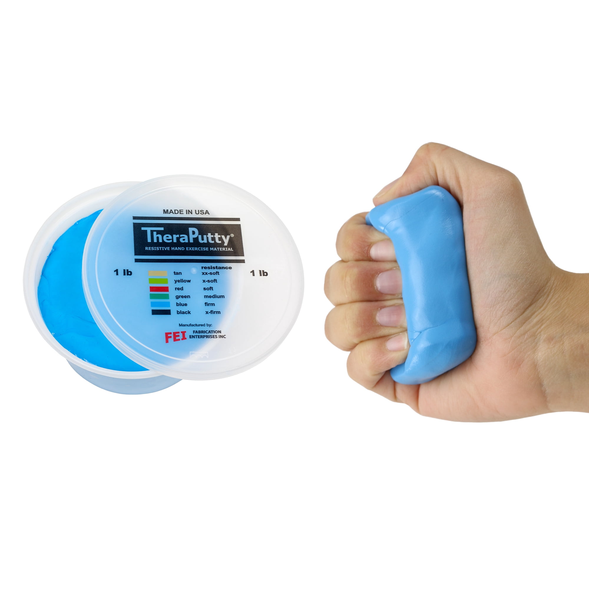 CanDo TheraPutty Standard Hand Exercise Putty For Rehabilitation, Exercises, Hand Therapy, Occupational Therapy, Hand Strengthening, Improve Motor Skills, Stress Relief