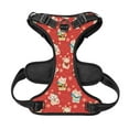 thumbnail image 5 of Lsque Japanese Maneki Cats Dog Harness, No-Pull Pet Harness with 2 Leash Clips, Adjustable Soft Padded Dog Vest with Easy Control Handle for Large Dogs-, 5 of 9