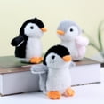 thumbnail image 7 of Plush Pendant Soft Easy Hanging Mini 3D Eyes Cute Penguin Plush Keychain Bag Accessories, 7 of 7