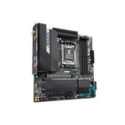 GIGABYTE B650M AORUS Elite AX (AM5/ LGA 1718/ AMD B650/ Micro-ATX/ / DDR5/ 2* M.2/ PCIe 5.0/ USB 3.2 Gen2X2 Type-C/Intel 2.5GbE LAN/Q-Flash Plus/EZ-Latch/Gaming Motherboard)