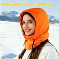 thumbnail image 2 of Waterproof Fleece Lined Hood, 3 in 1 Full-Cover Balaclava Ski Mask – Winter Windproof Face & Neck Cover for Men, 2 of 7