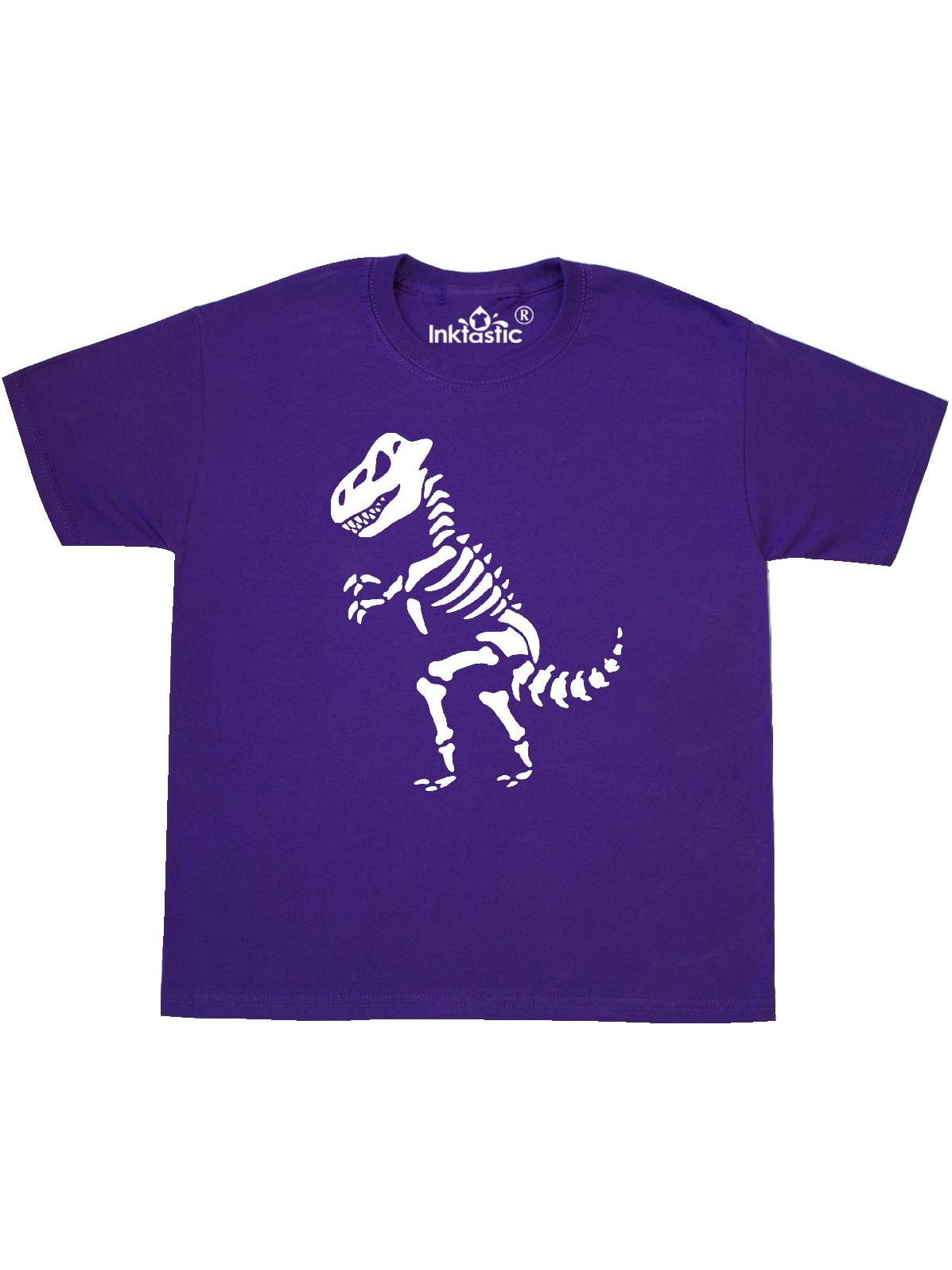 INKtastic - Dinosaur Skeleton Bones Funny Dino Youth T-Shirt - Walmart.com