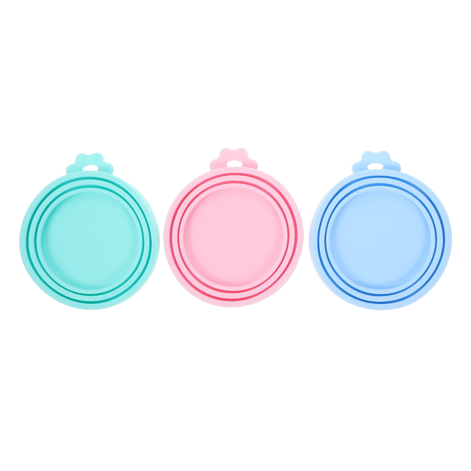 3Pcs Silicone Pet Can Covers Fresh Keeping Can Lids Universal Cat Food
