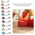 thumbnail image 4 of EcoNesxp Rhinestone Anti-Rust Belly Button Rings Suitable for Women's Daily Wear 10 Pieces Stainless Steel Belly Button Rings, 4 of 4