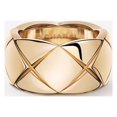 thumbnail image 1 of 2022 Nuevo Best Seller Coco Crush Anillo Acolchado Motivo En Oro Amarillo De 18 Quilates, 1 of 4