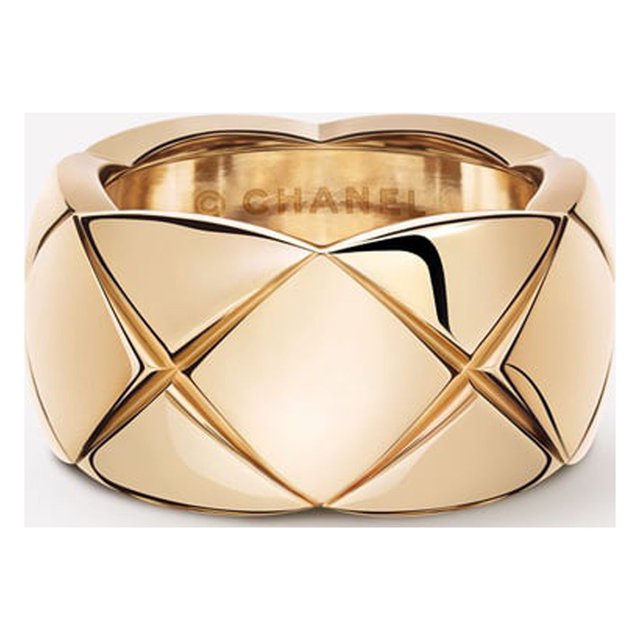 2022 Nuevo Best Seller Coco Crush Anillo Acolchado Motivo En Oro Amarillo De 18 Quilates