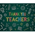 thumbnail image 3 of Chalkboard Design Thank You Teachers Banner Colorful School Decorations Classroom Party Event for Teacher Appreciation Celebration, 3 of 7