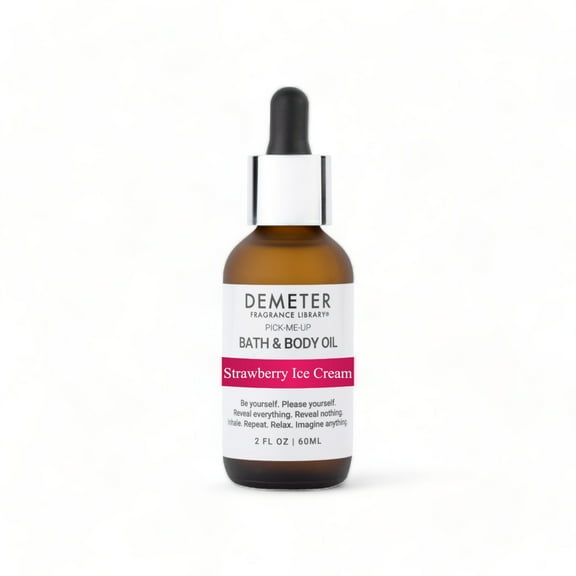 Demeter Strawberry Ice Cream Bath & Body Oil - 2 oz, Long-Lasting