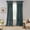Peacock, variant on Elrene Home Fashions Korena Tie-Top Crushed Velvet Window Curtain, Taupe, 52" x 84"