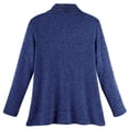 thumbnail image 2 of Women's La Cera 5573 Comfort Cascade Cardigan (Denim S), 2 of 4