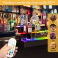 thumbnail image 3 of Uforic 3 Tier 30-inch Lighted Bar Shelves with RF Remote & App Control for Living Room, 3 of 6
