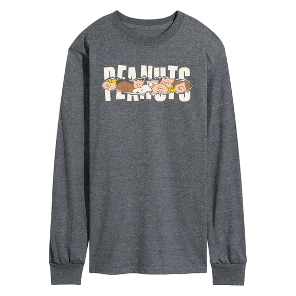 Peanuts - Faces - Men's Long Sleeve Graphic T-Shirt