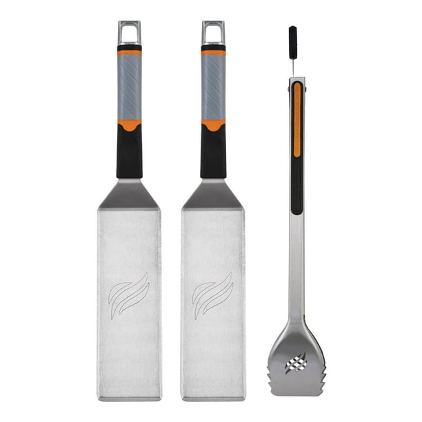 Blackstone Signature Stainless Steel Spatula and Scraper Tongs Kit