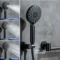 thumbnail image 6 of Rainlex One-Handle 1-Spray Setting Matte Black Bathtub Shower Faucet, 6 of 11