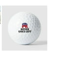 thumbnail image 2 of Humanity Source Republican Never Goes Left 3-Pack Printed White Golf Balls, 2 of 5
