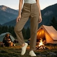 thumbnail image 5 of Xaqiouau Women's Straight Leg Cargo Pants High Rise Utility Trousers with Multi Pockets Casual Work Pants, 5 of 8
