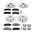 thumbnail image 3 of PowerStop Front and Rear Z23 Evolution Sport Carbon-Fiber Ceramic Brake Pad and Drilled & Slotted Rotor Kit Fits: BUICK Select Models K4096, 3 of 10