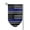 Fillet, variant on Distressed Police Style Flag Double Sided Garden Flag for Indoor Outdoor Decorations 12.5 * 18 Inches Sharp Corner