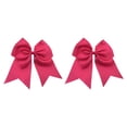 thumbnail image 1 of Vogacara 2 bandas para el cabello con cinta de grosgrain para todas las tendencias, ingredientes seguros, lazo para el cabello de aplicación Cuidado del cabello Rosa roja, 1 of 6