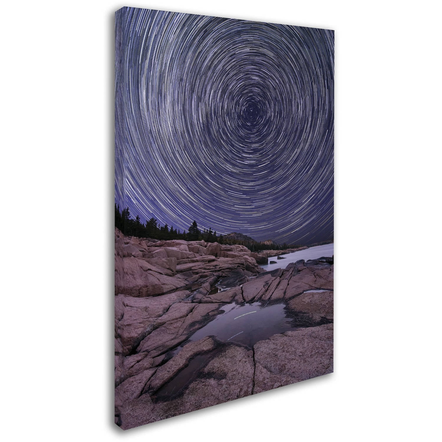 Trademark Fine Art "Celestial Bullseye" Canvas Art by Michael Blanchette Photography