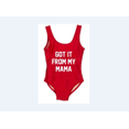 thumbnail image 2 of ITFABS Mother  Daughter Bikini, One-piece Bathing Suit, Letters Print Swimwear, 2 of 7
