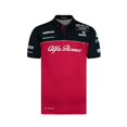 thumbnail image 1 of New F1 Racing Suit Alfa Romeo Polo Shirt Short-sleeve Top Summer Men's Clothes Overalls Black And Red, 1 of 2