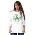 thumbnail image 4 of Happy St. Patrick's Day Lucky Clover Plus Size Long Sleeve Graphic Tee Shirt Brisco Brands 2X, 4 of 5