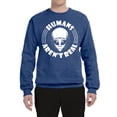 thumbnail image 2 of Wild Bobby Humans Aren't Real Unisex Crewneck Sweatshirt, 2 of 6