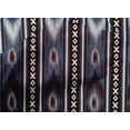 thumbnail image 4 of oneOone Cotton Poplin Dark Dusty Blue Fabric Stripe & Ikat Ethnic Sewing Material Print Fabric By The Yard 42 Inch Wide, 4 of 4
