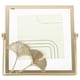 thumbnail image 1 of KAKOWELY Marco de fotos de hoja de ginkgo Marco de fotos decorativo Marco de fotos de metal Marco de fotos de escritorio, 1 of 5