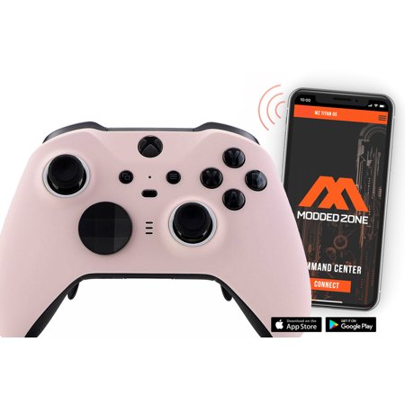 Pink Sakura SMART Xbox One ELITE 2 Series Custom Rapid Fire Modded Controller. FPS mods. COD Warzone