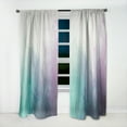 thumbnail image 2 of Designart 'Cyan Pink and Blue Water In Ink Composition' Mid-Century Modern Curtain Panel, 2 of 5