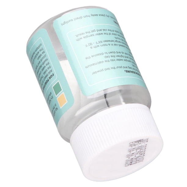 Kit De Prueba De Pureza Del Agua, Resultados Rápidos Textura De Polvo Tiempo Guardar El Kit De Prueba De Agua Para Acuario