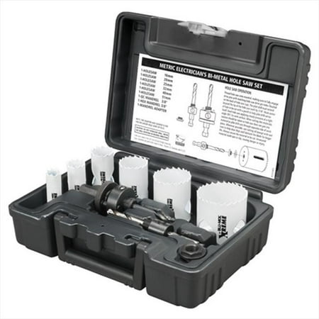 

Disston D9593M Blu-Mol Electrician S Metric Xtreme Bi-Metal Hole Saw Kit- 9 Pieces