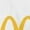 White, variant on Mcdonald'S Logo Men'S Basic Short Sleeve T-Shirt Fad Black Small