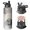 Black and Gold Marble Pattern, variant on Geometric Triangle Beige Pattern Insulated Water Bottle with Straw, Vacuum Insulated Stainless Steel Drink Container Double Wall Vacuum Insulation Gifts Ideas for Home Office Outdoor Sports Car
