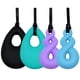 thumbnail image 1 of Paquete de 4 colgantes de silicona: cono de gota de agua (negro + verde) + giro del personaje (púrpura + azul claro) Xemadio WRLF-507, 1 of 6