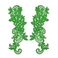 thumbnail image 3 of 2.75" x 8" Red Black Blue Green Embroidered Venice Lace Sewing Supplies by Pair, 3 of 5