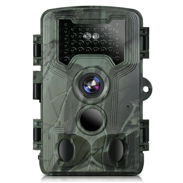 36MP 1080P Trail and Game Camera with Night Vision 3 PIR Sensors IP66 Waterproof Motion