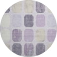 thumbnail image 2 of Addison Rugs Mayfield Premium Machine Washable Transitional Geometric Lavender Round Rug, 8' x 8', 2 of 6