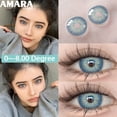 thumbnail image 2 of AMARA-lentes de contacto para miopía, lentillas de Color para ojos con dioptrías graduadas, lentes de moda, lentes para ojos azules, 1 par, 2 of 3