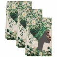 thumbnail image 2 of Green Eucalyptus African Women Kitchen Towels Set of 3, Spring Leaves Botanical Absorbent Dish Towels for Kitchen, Microfiber Hand Towel, Quick Drying Tea Towel for Cleaning Decorative Dishcloths, 2 of 7