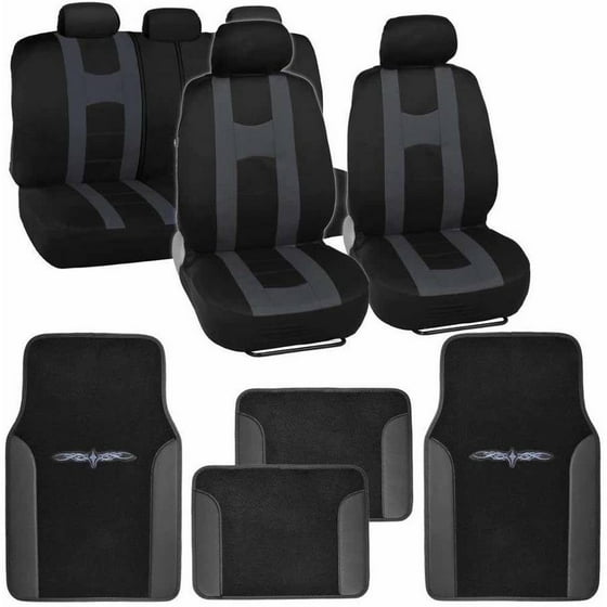 Bdk Roam Sport Car Seat Covers With 4 Pieces Floor Mats Split Bench Easy Installation 5 Colors