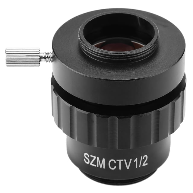 Adaptador De Lente De Montaje De 0.5x C 1/2CTV Objetivo Adaptador De Lentes Para Video Digital Cámara Digital Los Microscopios Esteréreo Vienen Con 1-1/8
