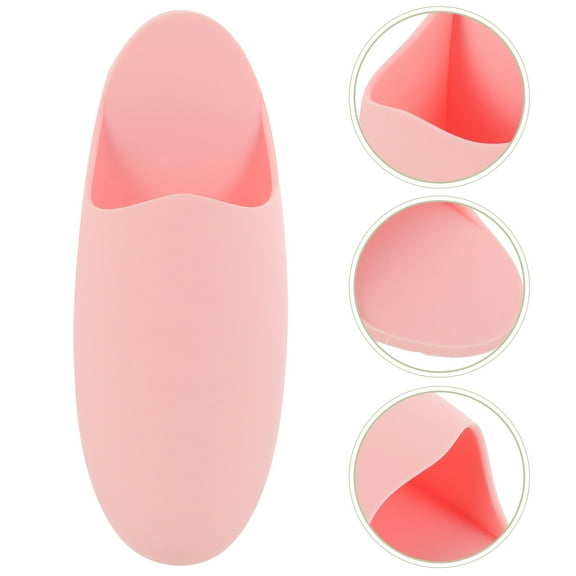 WASHWEPE 2Pcs Pink Wall Toothbrush Holder for Bathrooms with Craftsmanship