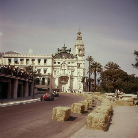 - Two Racing Cars Taking a Bend, Monaco Grand Prix, Monte Carlo, 1959 Print Wall Art