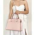 thumbnail image 3 of Kate Spade Madison Medium Satchel Crossbody Conch Pink Saffiano Leather, 3 of 4